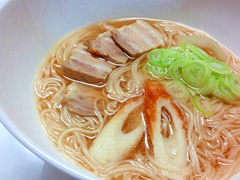 ゆで豚のにゅうめん